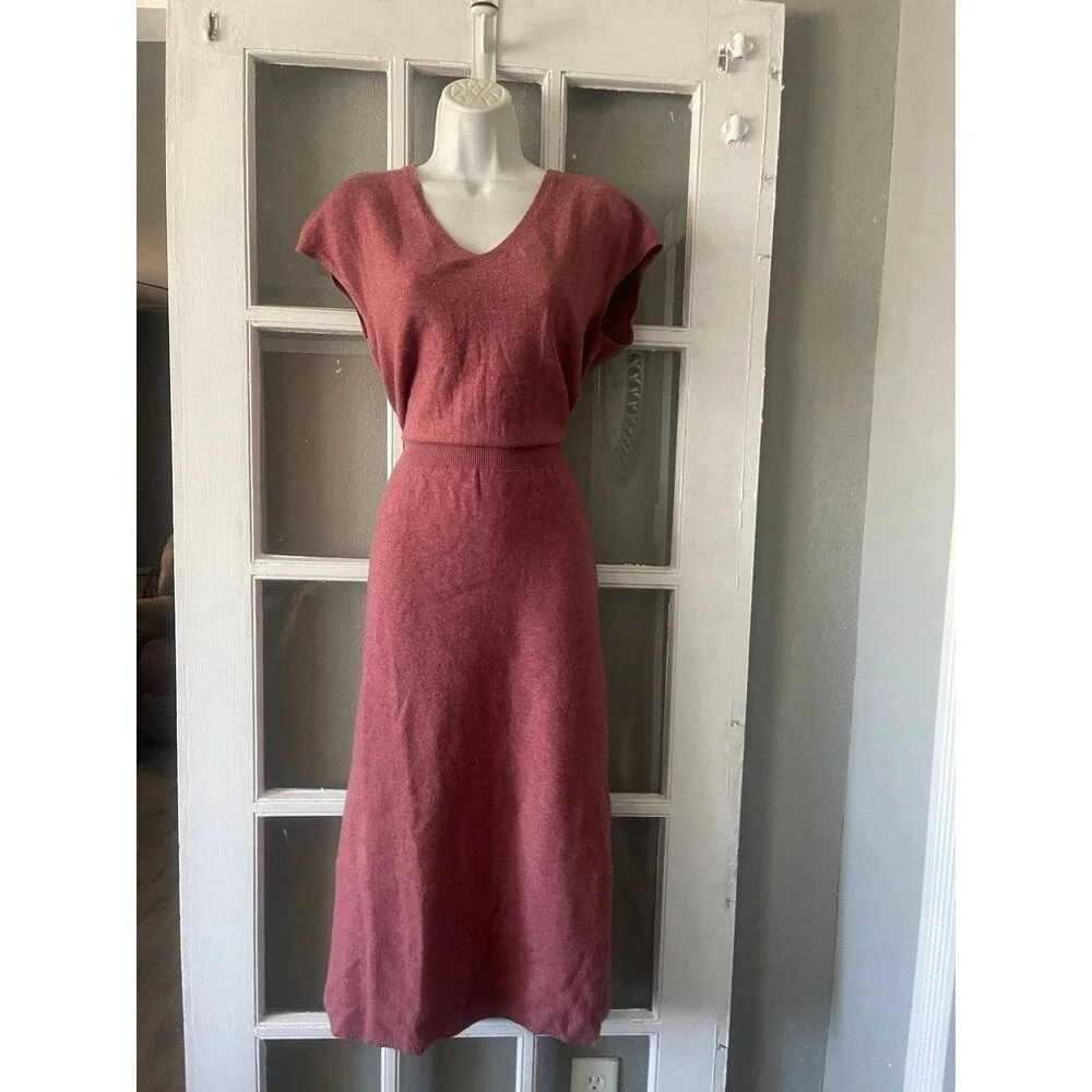 ANTHROPOLOGIE MATINEE SWEATER DRESS BY FROM THE HEART OF BUILDING 18 - Picture 4 of 9